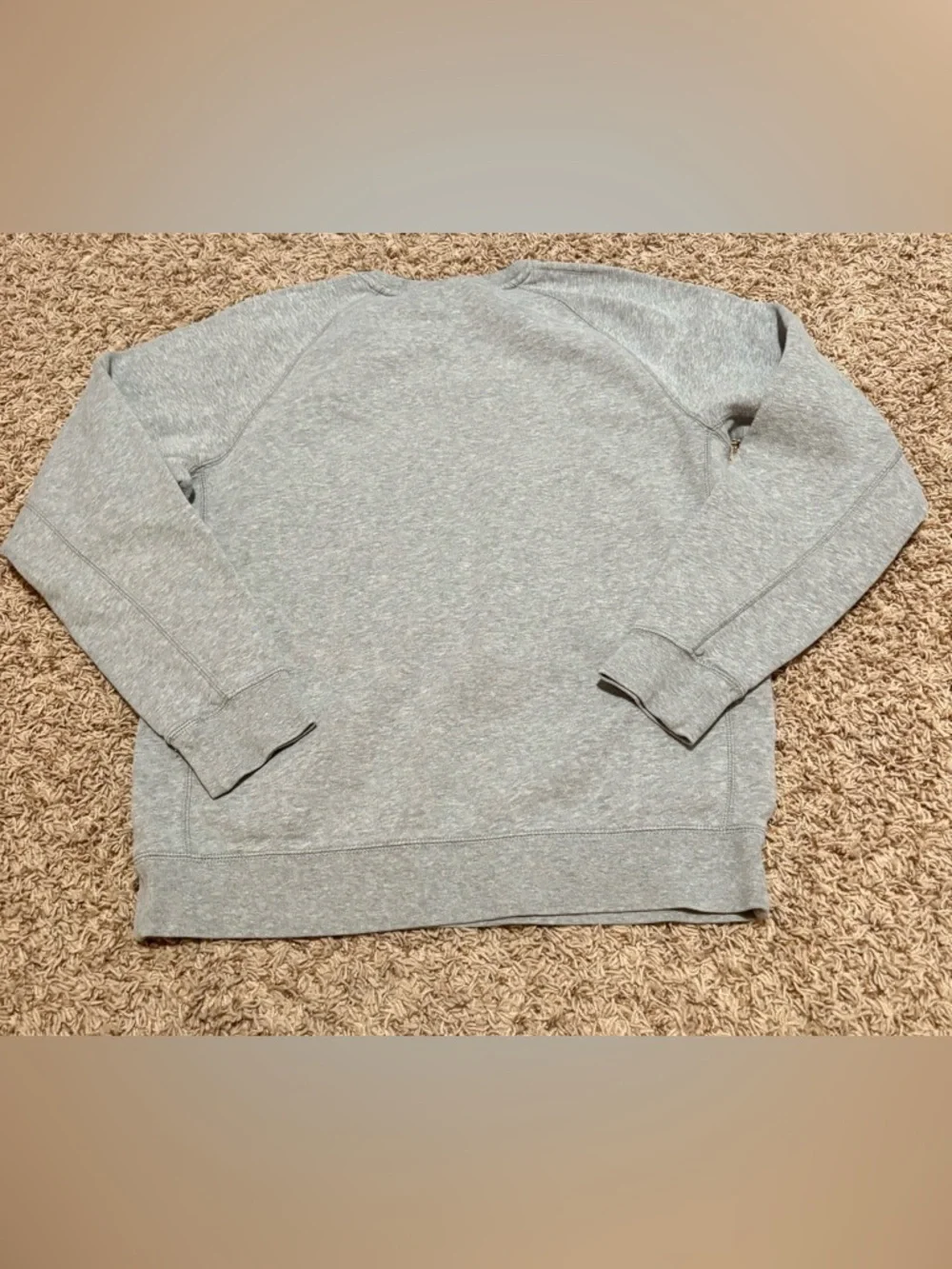 Jordan Light Gray Crewneck Sweatshirt Mens size Medium